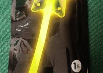 Fluorescencyjna świecąca różdżka w kształcie gwiazdy