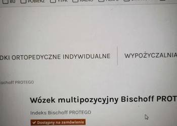 Wózek inwalidzki multipozycyjny Bischoff PROTEGO