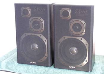 Świetne kolumny stereo Aiwa SX-55 ładne. DOSTAWA