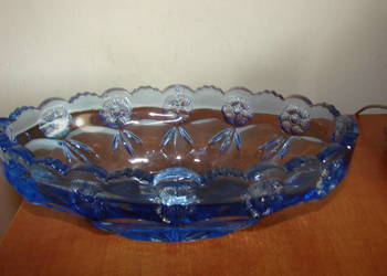 szklana żardiniera PRL