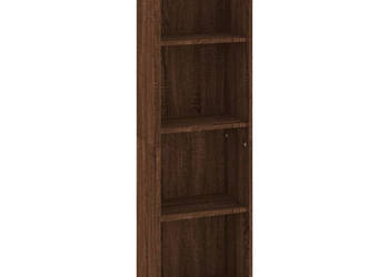 Regał na książki z 4 półkami brązowy dąb 40x24x143 cm WM-816067