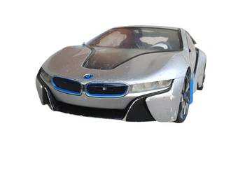 Stary model BMW i8 Rastar 1:14 model rc duży 34 cm unikat kolekcjonerski