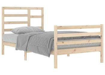 Rama łóżka lite drewno 100 x 200 cm WM-3105850