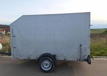 Przyczepa samochodowa laweta motocyklowa platformowa plandeka 1oś dmc 1450