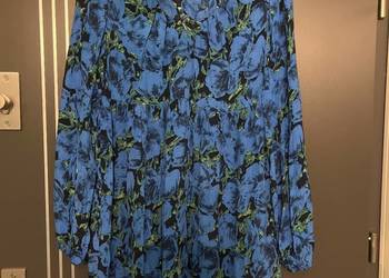 Primark sukienka modny wzór kwiaty floral viscoza hit roz.38