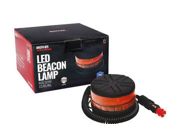 LAMPA OSTRZEGAWCZA "KOGUT" NISKA, MAGNES, 8 LED, 12/24V, ECE R10, R65,
