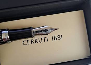 Pióro wieczne cerruti 1881 exclusive czarno-srebrne