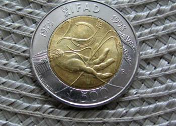 Włochy 500 Lirów 1998r - 20 Rocznica IFAD