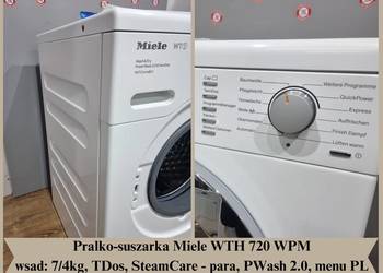 Pralko-suszarka Miele WT1 WTH 720 WPM, wsad: 7/4kg, TwinDos, PARA