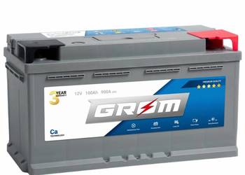 Akumulator 100Ah 900A GROM Premium