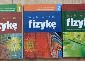Podręcznik "Wybieram fizykę" części 1-3 Jadwiga Salach