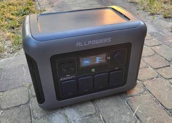 Stacja Zasilania ALLPOWERS R1500 LITE 1600W 1056Wh + Panele Słoneczne 600W