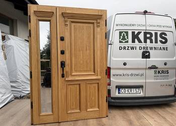 DRZWI OD RĘKI 147x215cm KLAMKA SCHLAGE 147CM