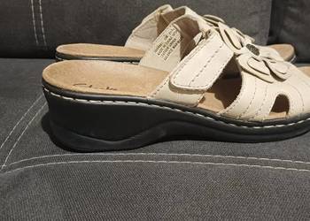 Klapki na kotornie - skórzane rozm 40