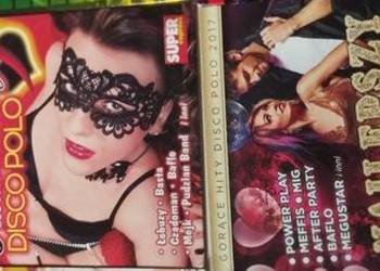 Muzyka disco polo na płytkach CD.