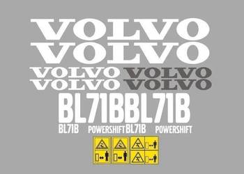 Naklejki oklejenie VOLVO BL71B Zamiennik