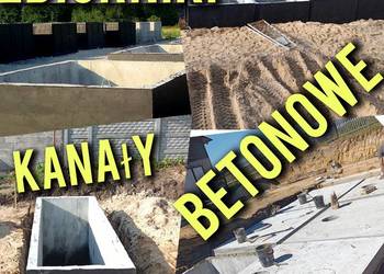 Zbiornik betonowy pojemności od 2 do 14 m³