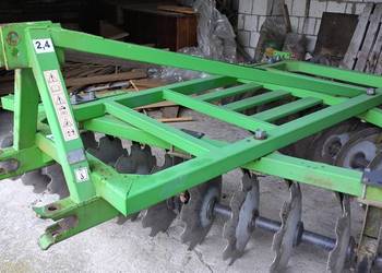 Talerzówka bomet 2,4m likwidacja gospodarstwa