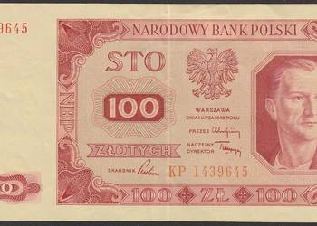 POLSKA 100 ZŁOTYCH 1948 - KP
