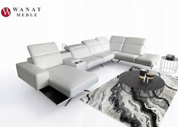 Nowoczesny Lekki Narożnik LOFT Metalowe Nogi
