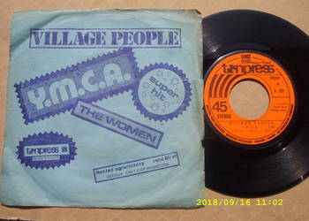 K.  VILLAGE PEOPLE- Y.M.C.A.; singiel winyl.