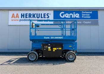 Podnośnik Nożycowy Elektryczny Genie GS2669 DC, zwyżka, podest | NOWY 2026