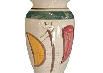 Ceramiczny wazon New Look Scheurich, Niemcy lata 70.