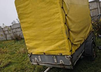 Przyczepa samochodowa lekka dmc 750 bockmann z Niemiec zarejestrowana duża