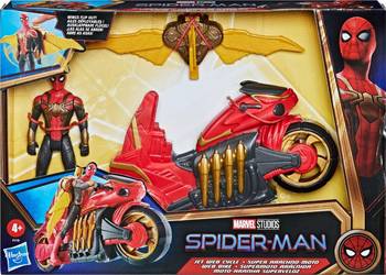 Figurka Spiderman Motocykl Jet Web Cycle Plecak Skrzydła