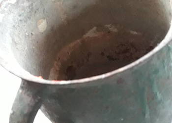 Piekny,żeliwny, przedwojenny dzbanek