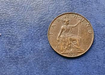 Stare monety 1 farthing 1925 Anglia
