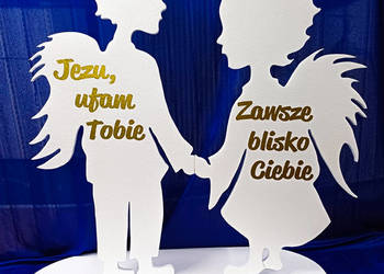 Komunijne Aniołki – Dekoracja pod Ołtarz. Pierwsza Komunia ozdoby