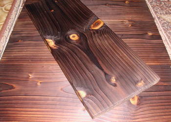 70 cm Deska opalana Shou Sugi Ban