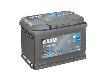 AKUMULATOR EXIDE PREMIUM 61AH 600A EN PRAWY+