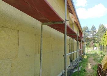 Malowanie elewacji .Docieplenie wełną skalną ,styropianem .