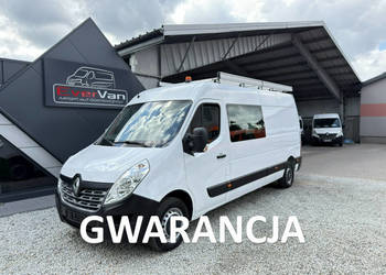 Renault Master max L3H2 7 osobowy brygadówka doka 40tys.km! pełna opcja