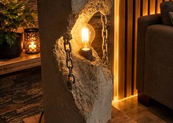 Lampa betonowa