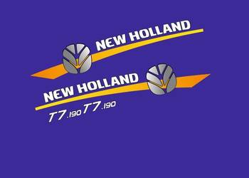 Naklejki New Holland t7 190 i inne modele super mocne zamienniki