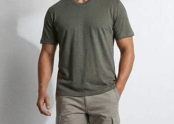 shirt męski khaki Sinsay