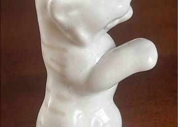 Figurka tygryska. Wołyń Połonne -  z lat 70-tych XX w. Bez sygnatury.  Figu