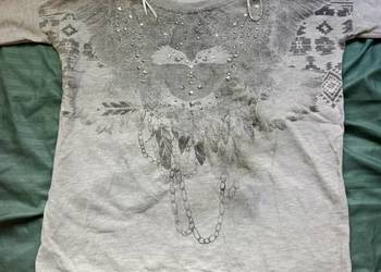 YFL Reserved — Koszulka z grafiką boho-eagle, rozmiar S