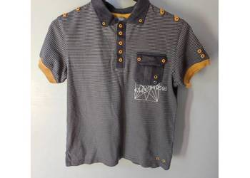 bluzka koszulka top polo z kołnierzykiem rozpinana sportowa bawełniana