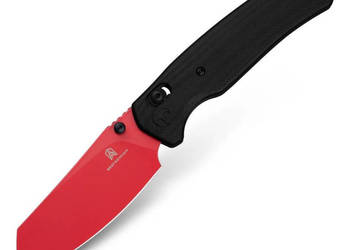 Nóż składany Bestechman Cicada's Wing Black G10, Red 10Cr15MoV (BMK06F)
