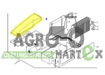 84535802 POKRYWA CNH