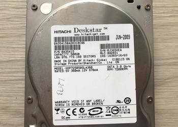 Dysk HDD HITACHI DeskStar HDP725050GLA360 500GB