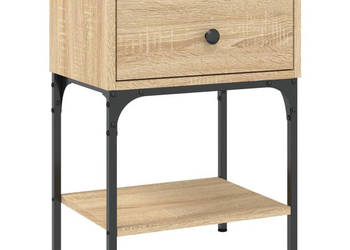 Stolik nocny dąb sonoma 405x31x60cm materiał drewnopochodny WM-825895