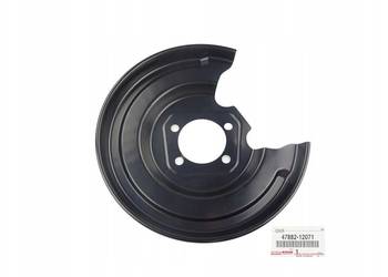 TOYOTA Prius Corolla Auris Oslona tarczy hamulcowej tyl lewa 47882-12071 OE