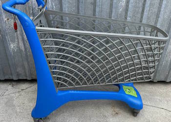 Wózek sklepowy zakupowy 110 litrów plastikowy