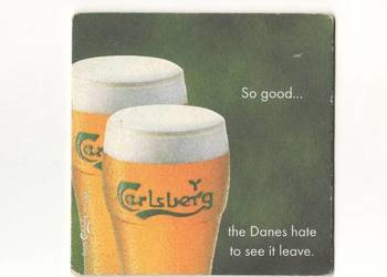 Carlsberg - podstawka do piwa. Nr. 5.