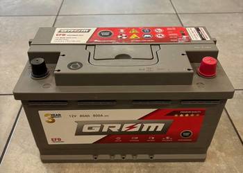 Akumulator Grom Start&Stop Efb 80Ah 800A Prawy Plus
